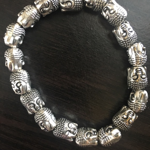 ✨NWOT✨Unique Tibetan Silver Buddha Head Bracelet - Picture 7 of 8